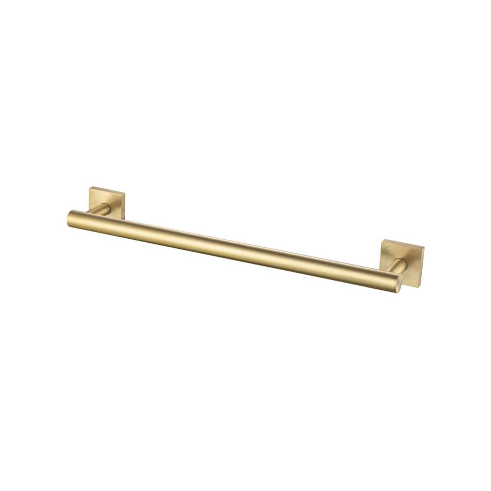 Isenberg By Flusso - Shower Grab Bar - 18'' - Satin Brass PVD
