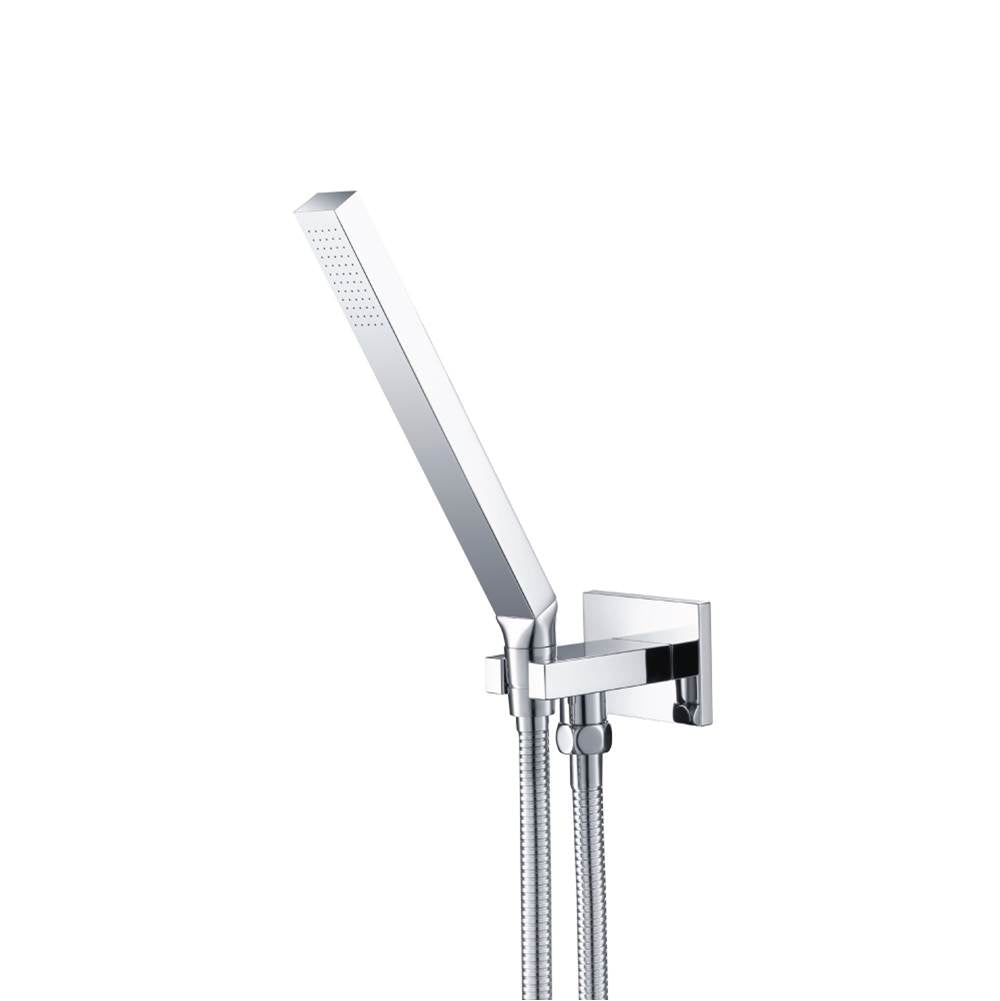Isenberg By Flusso - Hand Shower Set With Wall Elbow, Holder and Hose - Chrome