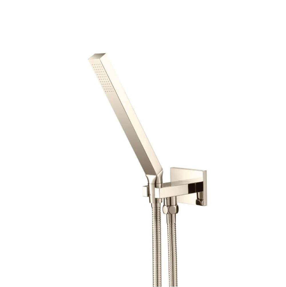 Isenberg By Flusso - Hand Shower Set With Wall Elbow, Holder and Hose - Polished Nickel PVD