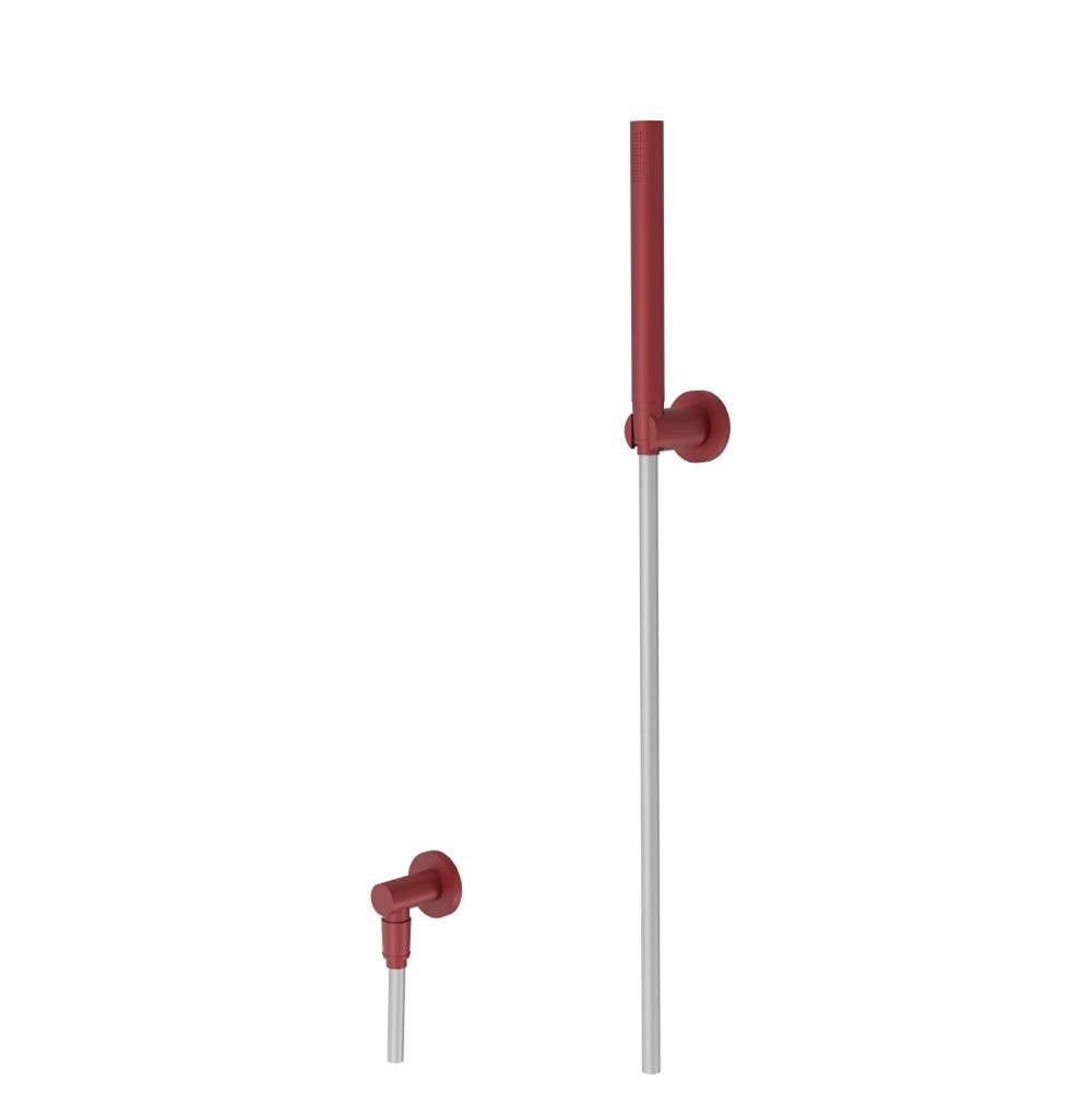 Isenberg By Flusso - Hand Shower Set With Wall Elbow, Holder and Hose - Crimson