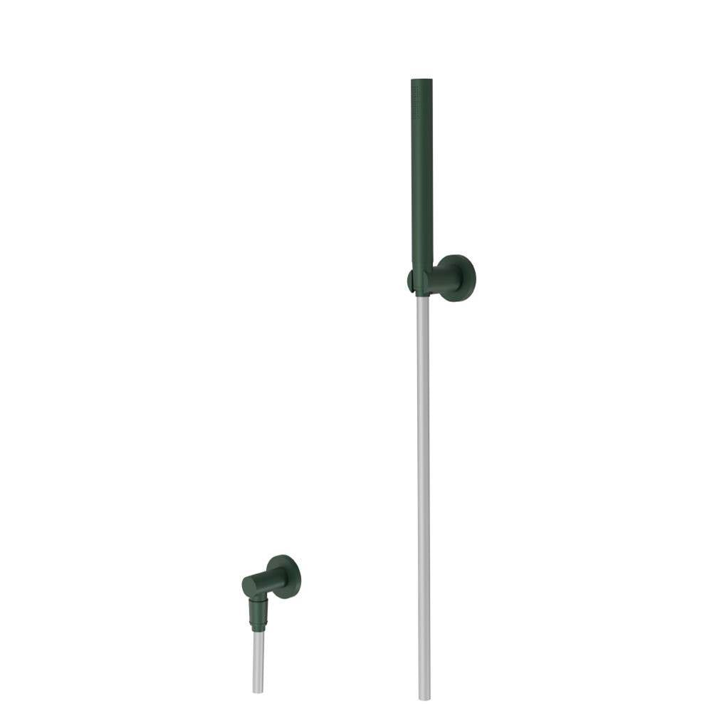 Isenberg By Flusso - Hand Shower Set With Wall Elbow, Holder and Hose - Leaf Green