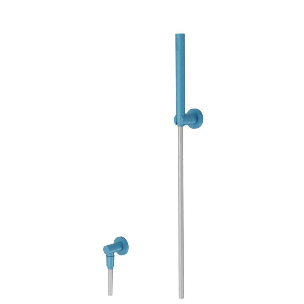 Isenberg By Flusso - Hand Shower Set With Wall Elbow, Holder and Hose - Sky Blue