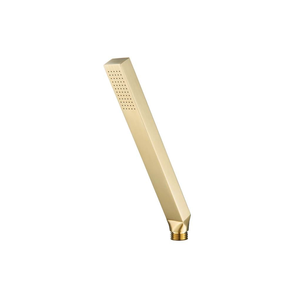 Isenberg By Flusso - Single Function Hand Held Shower Head - Satin Brass PVD