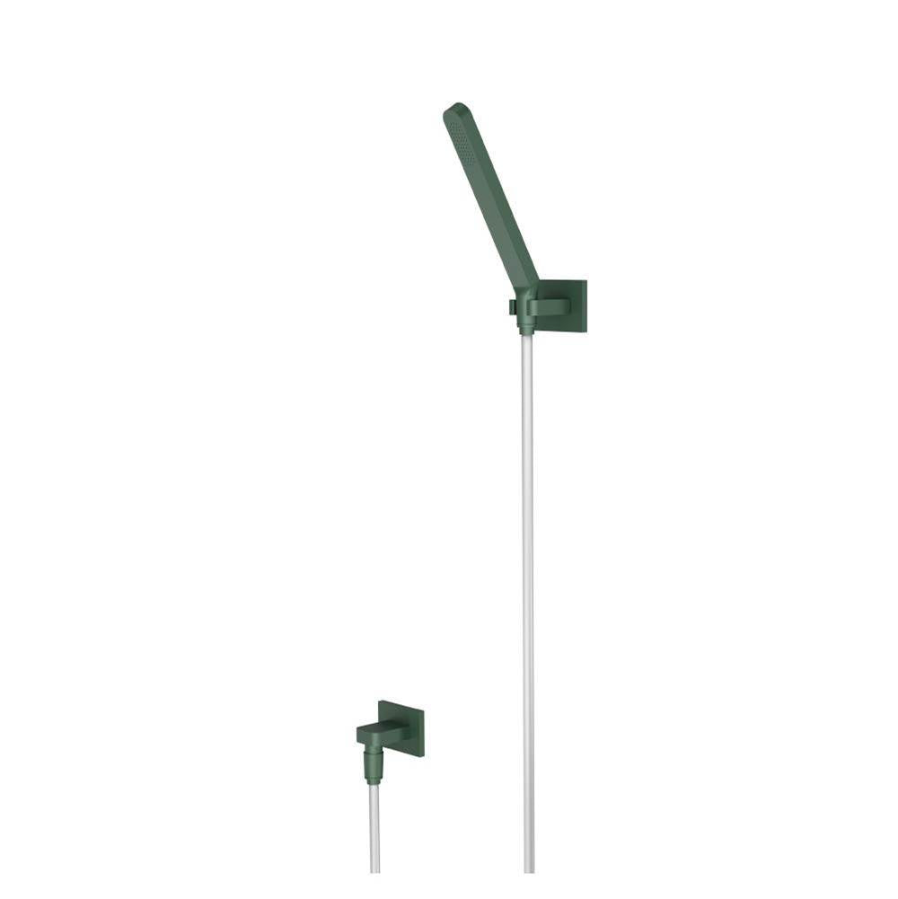 Isenberg By Flusso - Hand Shower Set With Wall Elbow, Holder and Hose - Leaf Green