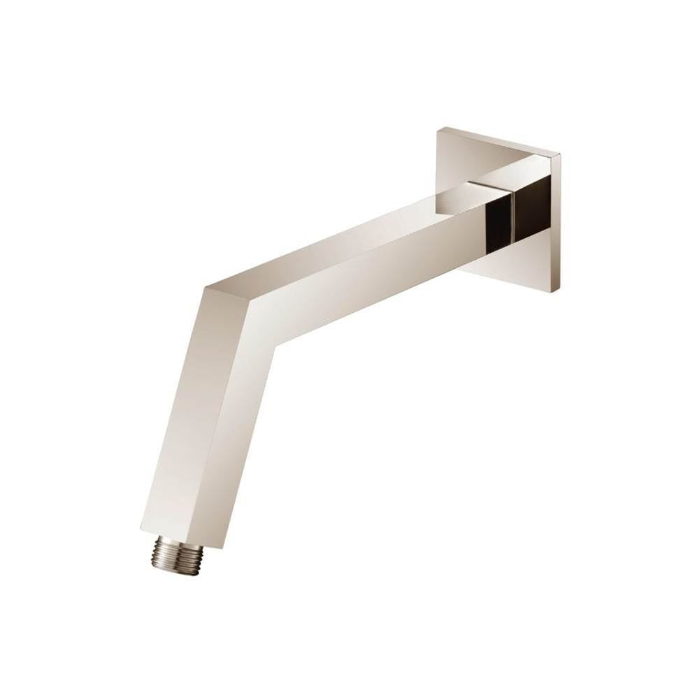 Isenberg By Flusso - Square Shower Arm With Flange - 10'' - With Flange - Polished Nickel PVD