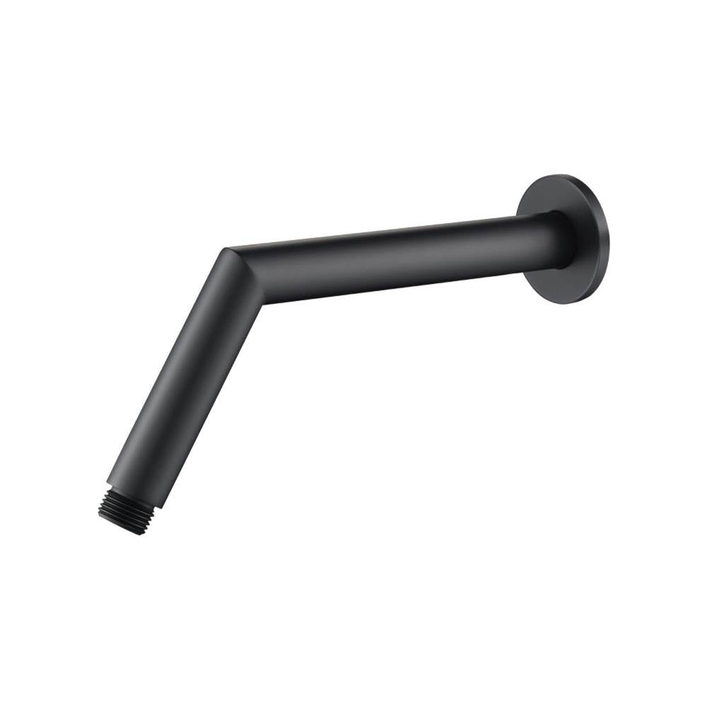 Isenberg By Flusso - Round Shower Arm With Flange - 10'' - With Flange - Matte Black