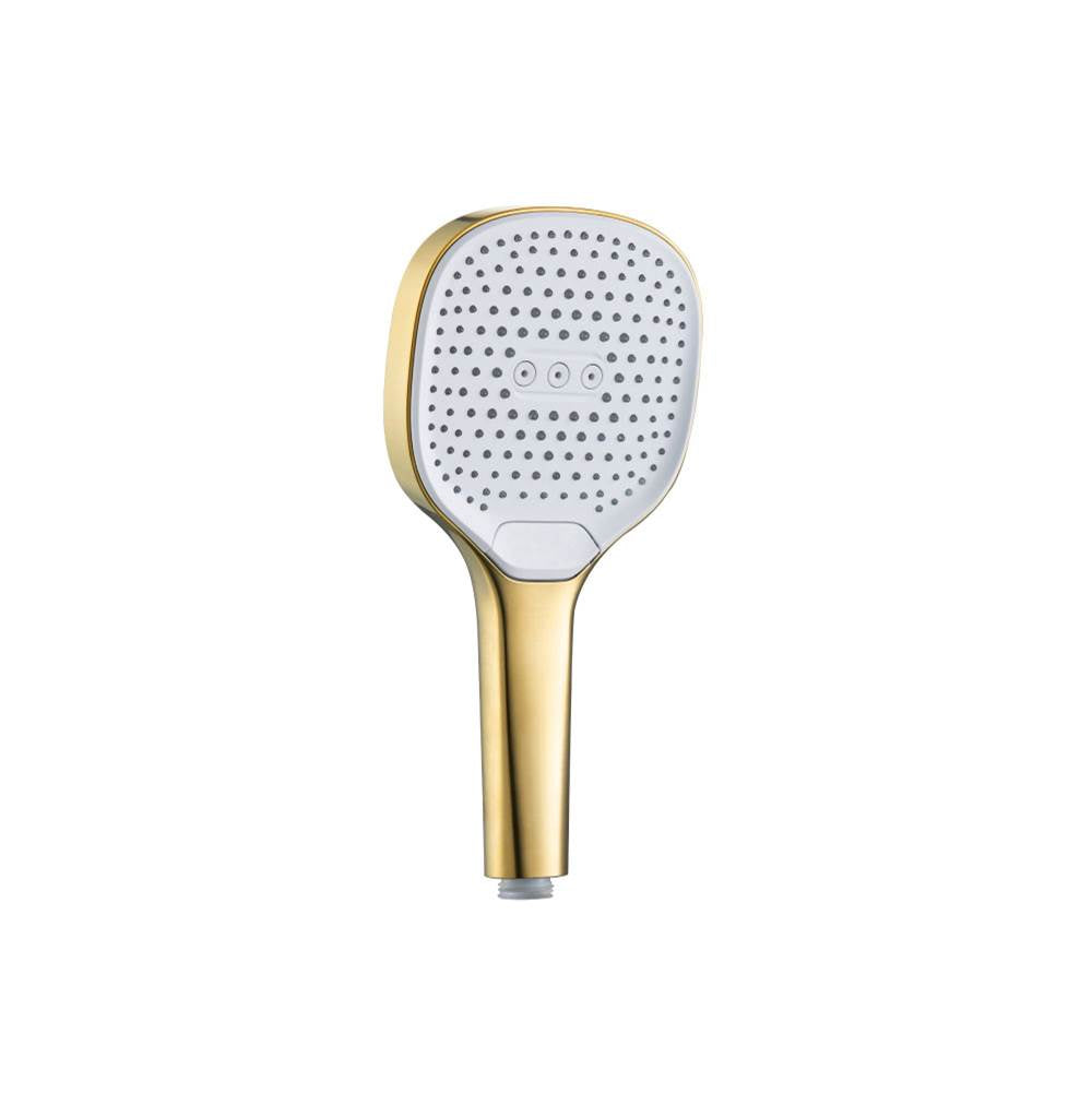 Isenberg By Flusso - 3-Function ABS Hand Held Shower Head - 120mm - Satin Brass PVD