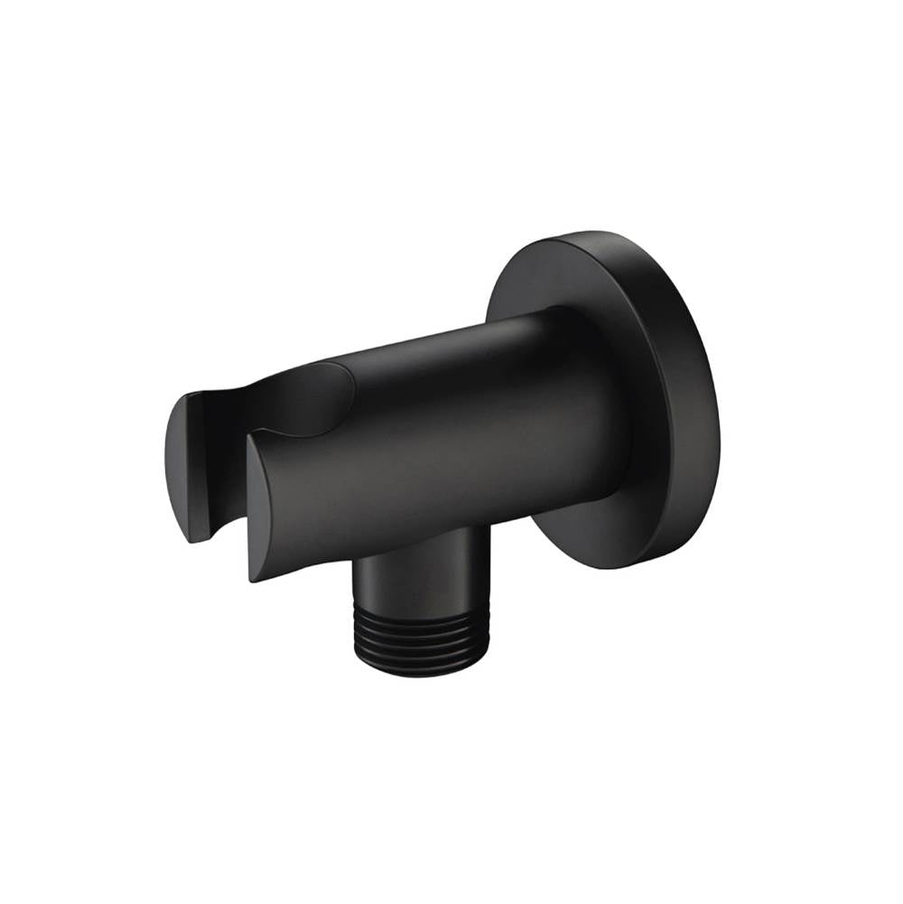 Isenberg By Flusso - Wall Elbow With Holder - Matte Black