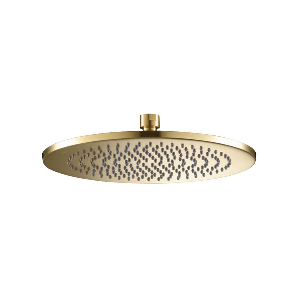 Isenberg By Flusso - 10'' Solid Brass Showerhead / Rainhead - Satin Brass PVD