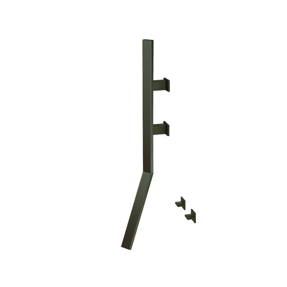 Isenberg By Flusso - Wall Mount Faucet With Handles - Dark Green