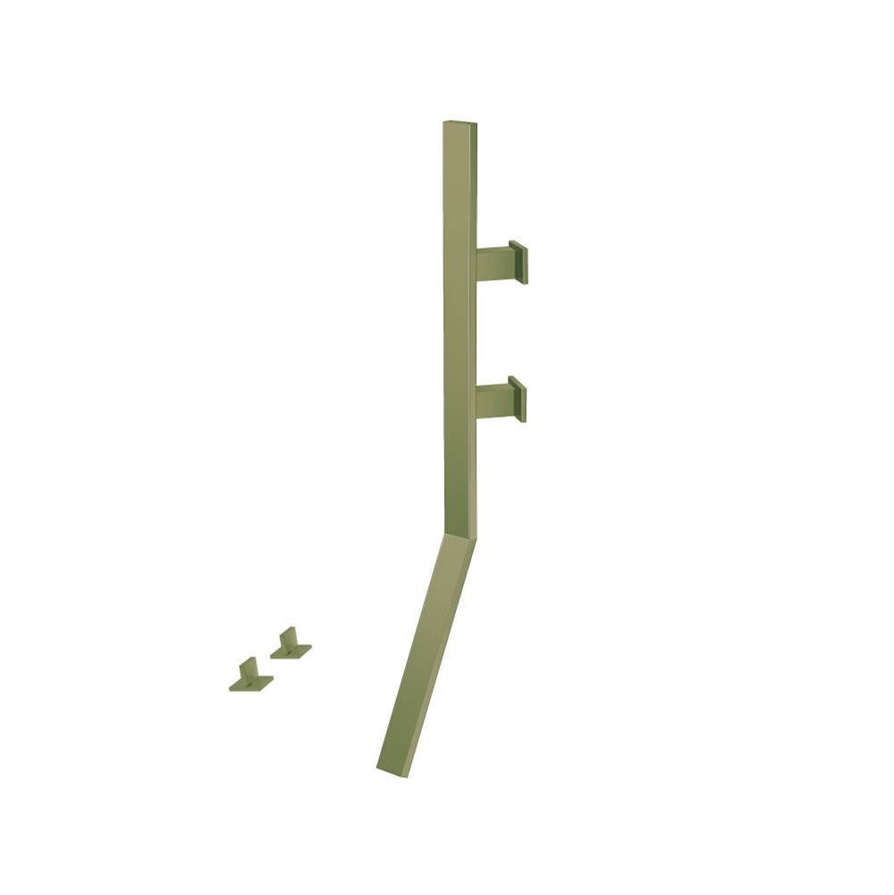 Isenberg By Flusso - Wall Mount Faucet With Deck Handles - Army Green