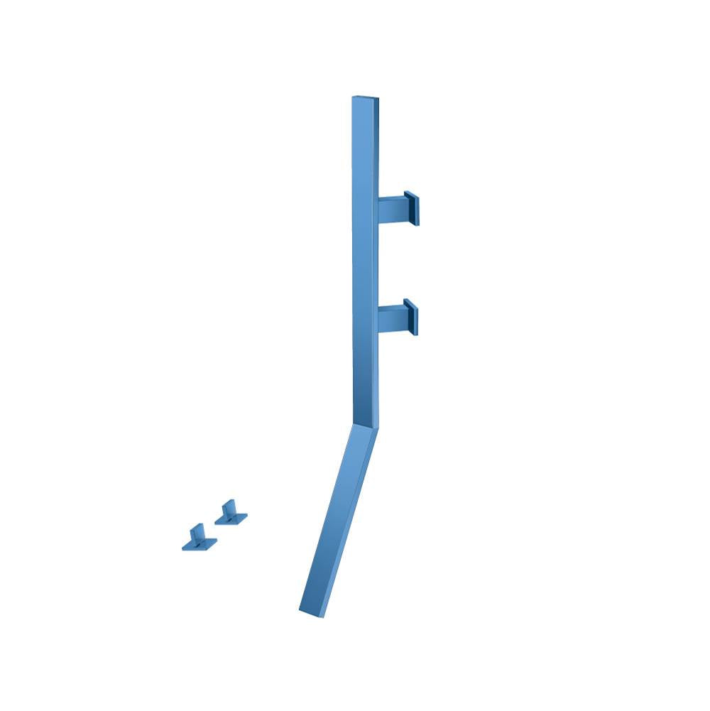 Isenberg By Flusso - Wall Mount Faucet With Deck Handles - Sky Blue
