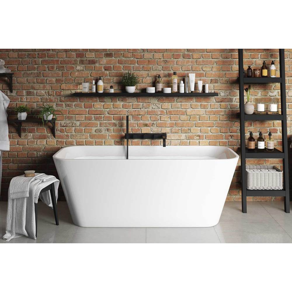 Wall Mount Tub Filler With Hand Shower