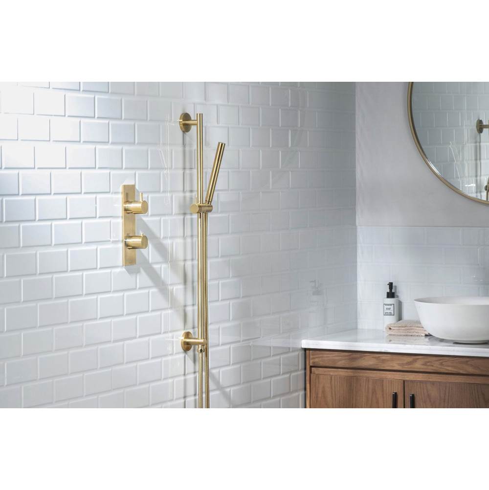 Hand Shower Set with Slide Bar, Integrated Elbow & Hose