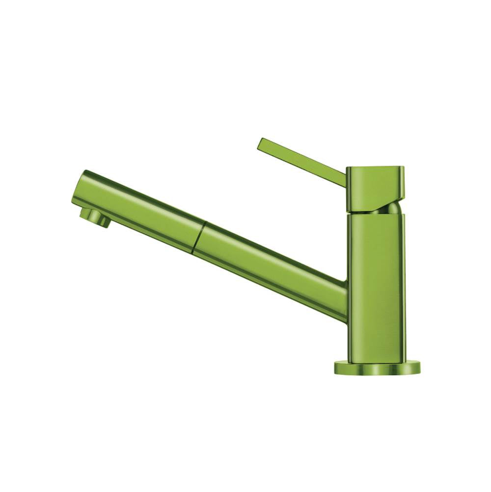 Isenberg By Flusso - Smallie - Stainless Steel Kitchen Faucet With Pull Out - Isenberg Green