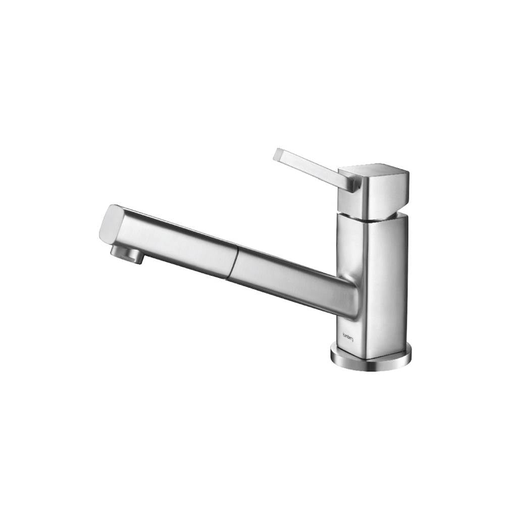 Isenberg By Flusso - Smallie - Stainless Steel Kitchen Faucet With Pull Out - Stainless Steel