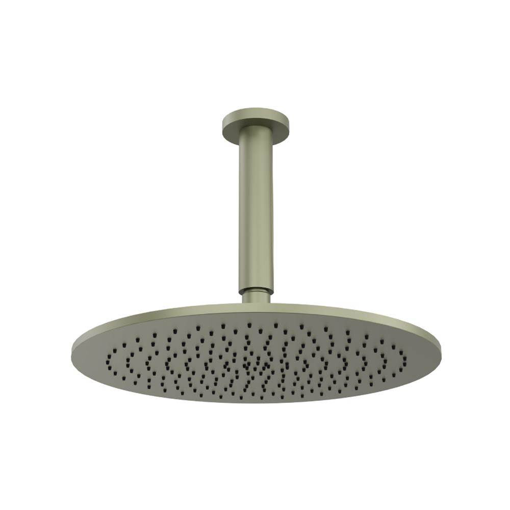 Isenberg By Flusso - 12'' Rain Head with 6'' Ceiling Mount Arm - Army Green