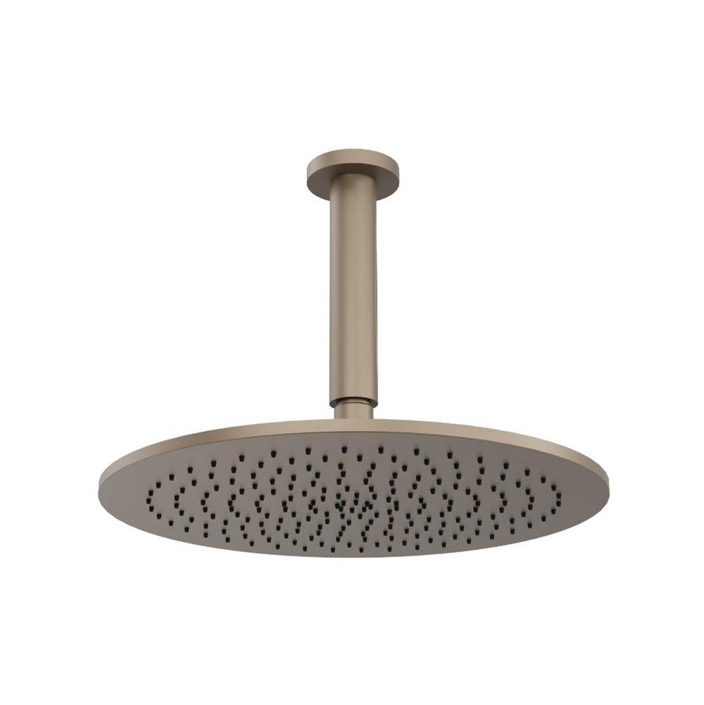Isenberg By Flusso - 12'' Rain Head with 6'' Ceiling Mount Arm - Dark Tan