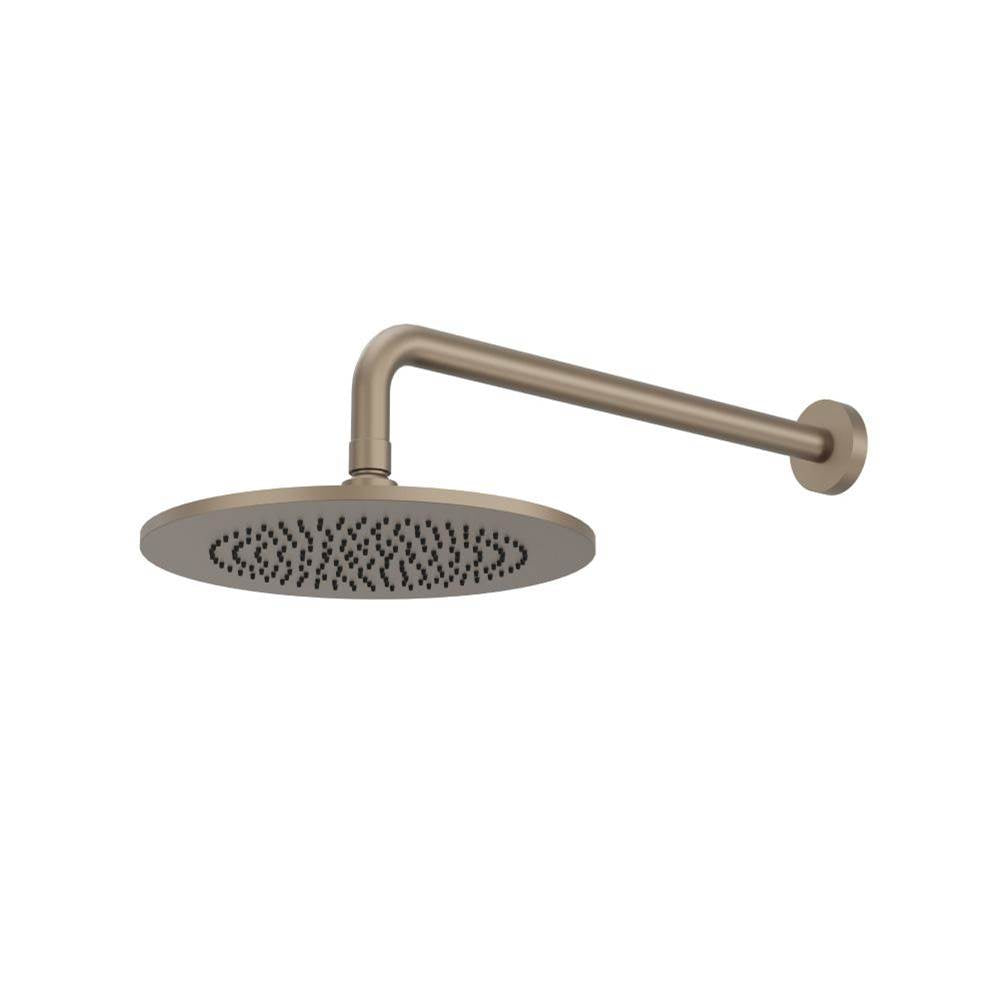 Isenberg By Flusso - 10'' Rain Head with 16'' Arm - Dark Tan