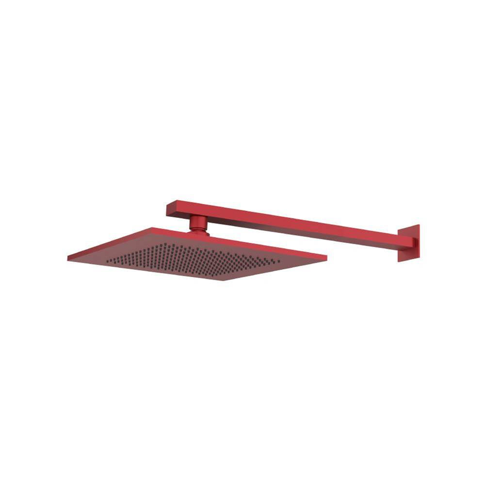 Isenberg By Flusso - 10'' Rain Head with 16'' Arm - Crimson