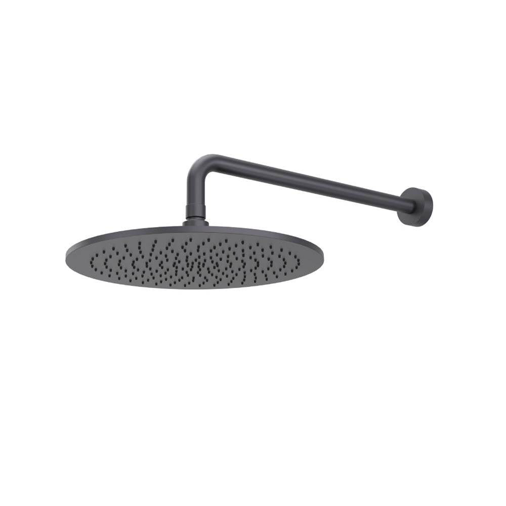 Isenberg By Flusso - 12'' Rain Head with 16'' Arm - Dark Grey