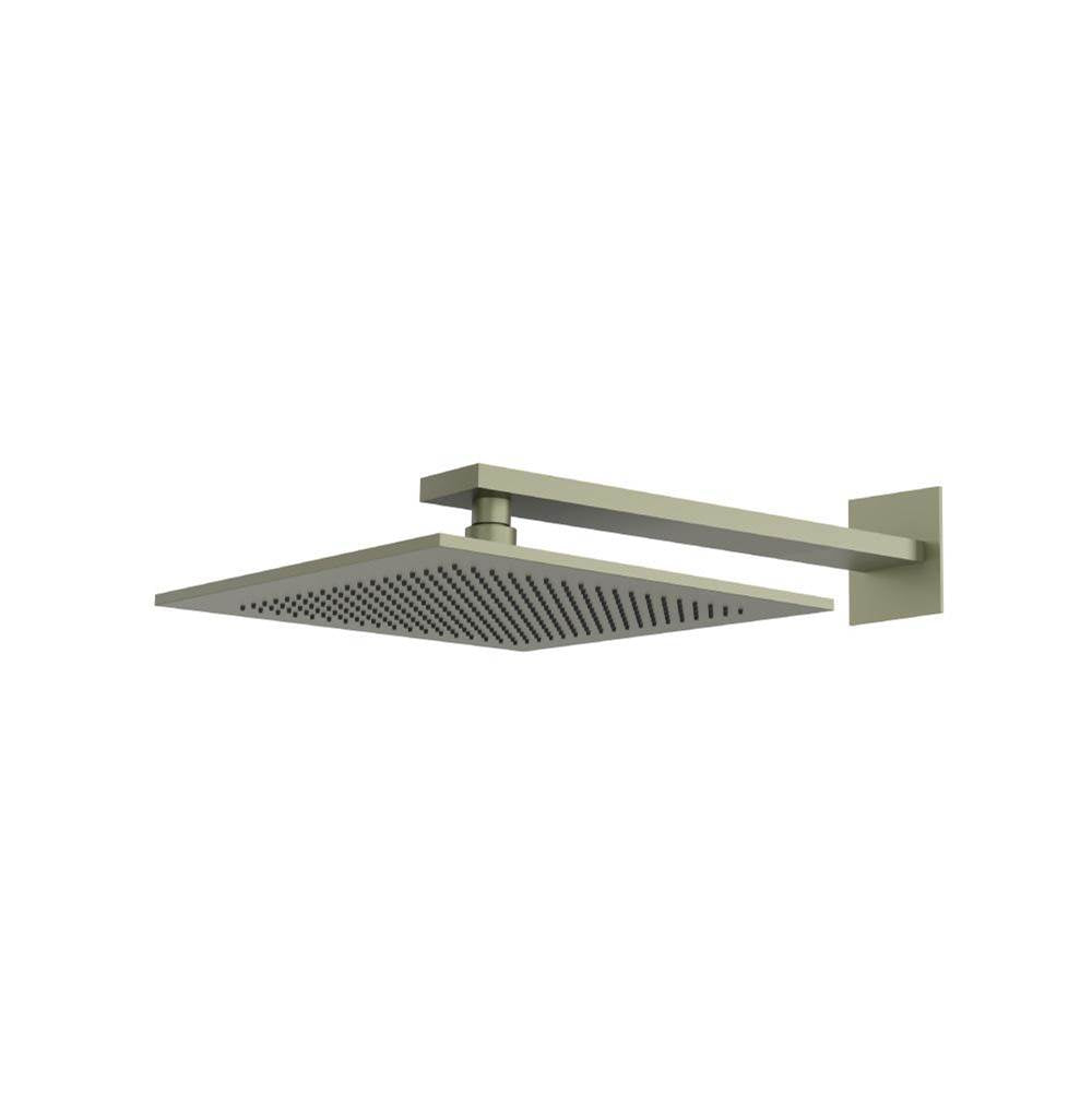 Isenberg By Flusso - 12'' Rain Head with 16'' Arm - Army Green