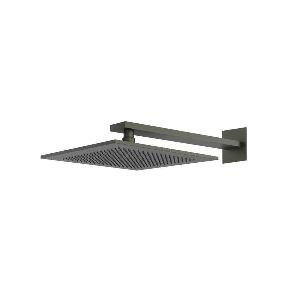 Isenberg By Flusso - 12'' Rain Head with 16'' Arm - Dark Green