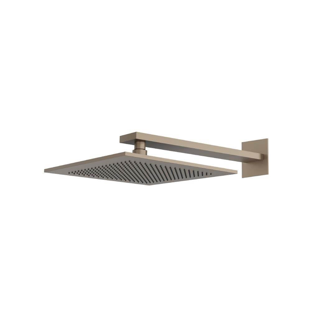 Isenberg By Flusso - 12'' Rain Head with 16'' Arm - Dark Tan