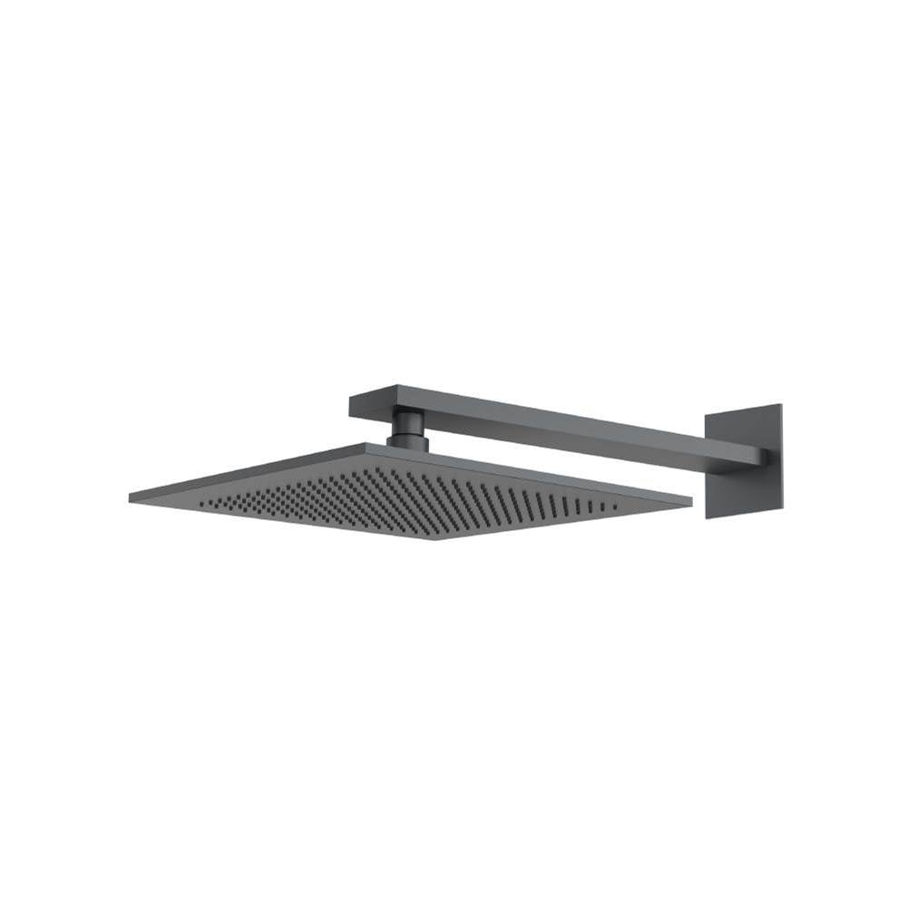 Isenberg By Flusso - 12'' Rain Head with 16'' Arm - Rock Grey