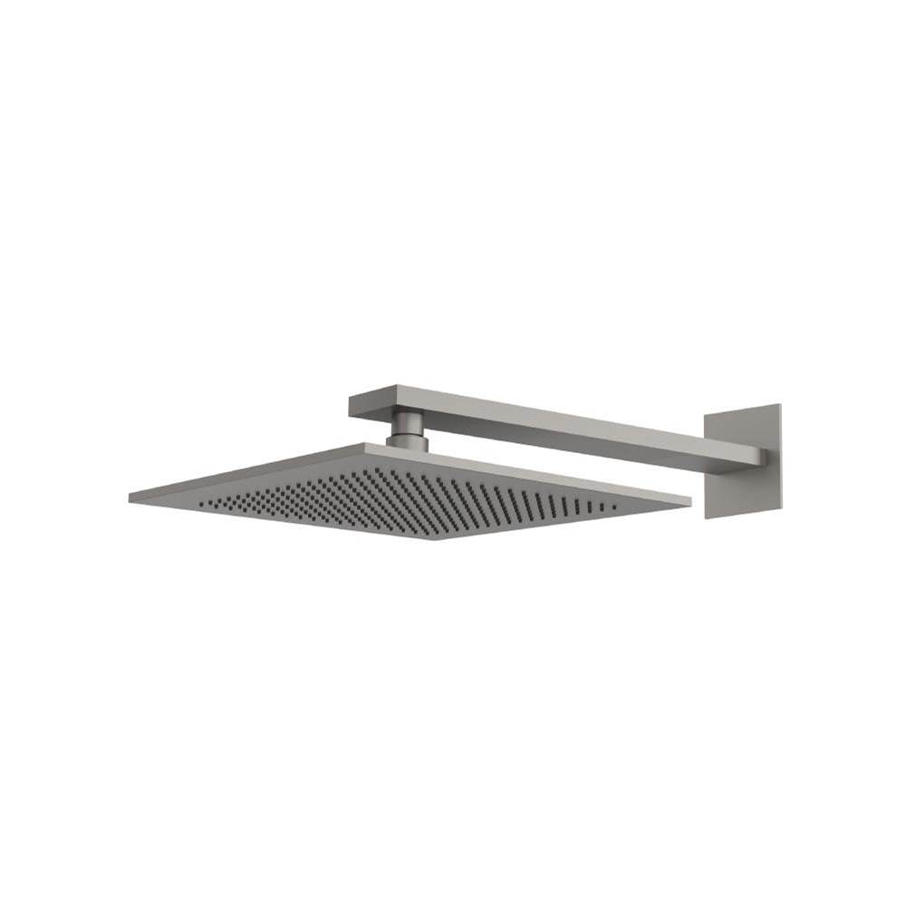 Isenberg By Flusso - 12'' Rain Head with 16'' Arm - Steel Grey
