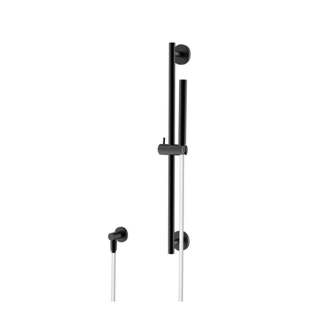 Isenberg By Flusso - Hand Shower Set with Slide Bar and Elbow - Gloss Black