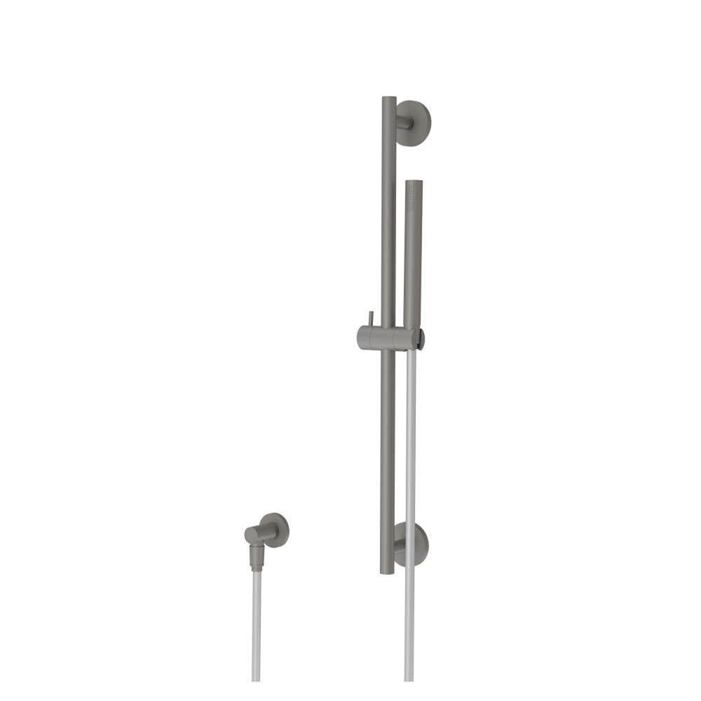 Isenberg By Flusso - Hand Shower Set with Slide Bar and Elbow - Steel Grey