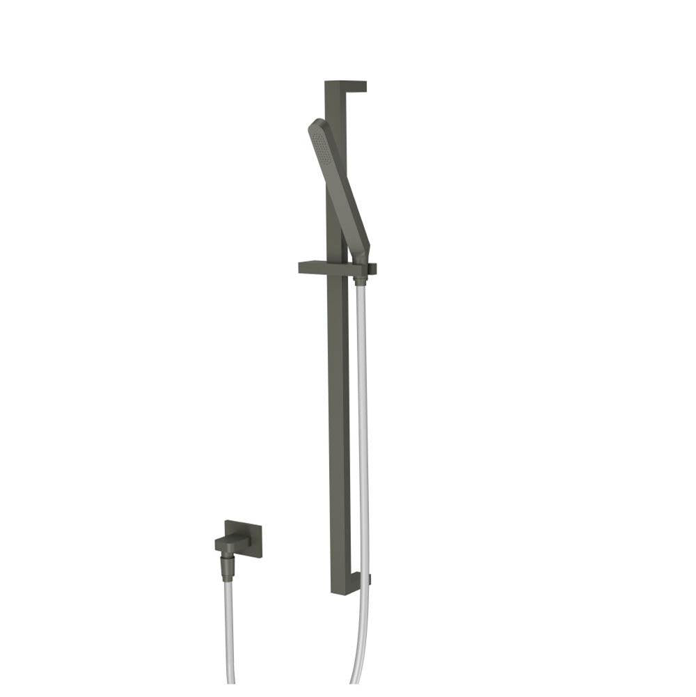 Isenberg By Flusso - Hand Shower Set with Slide Bar and Elbow - Gun Metal Grey