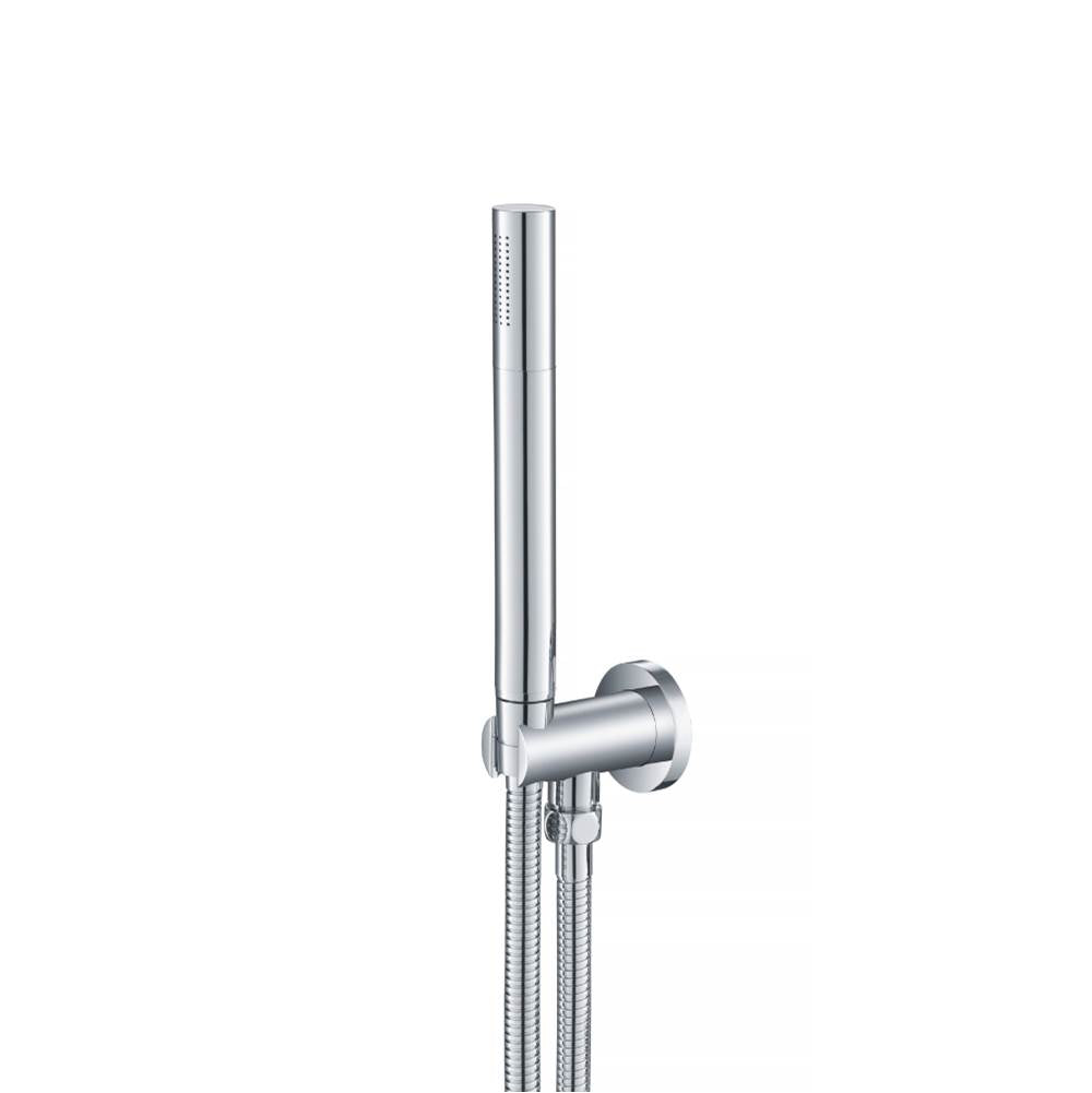 Isenberg By Flusso - Hand Shower Set with Holder and Elbow Combo - Polished Nickel PVD