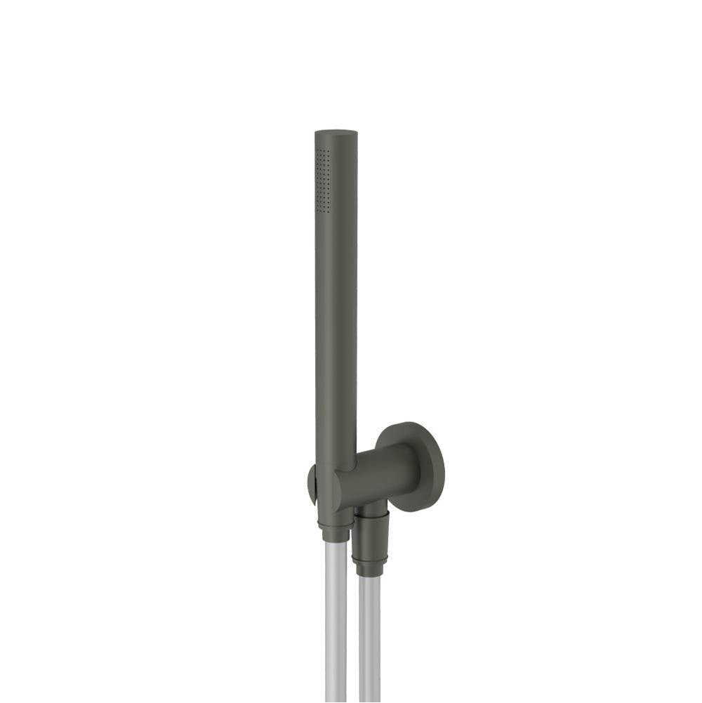 Isenberg By Flusso - Hand Shower Set with Holder and Elbow Combo - Gun Metal Grey