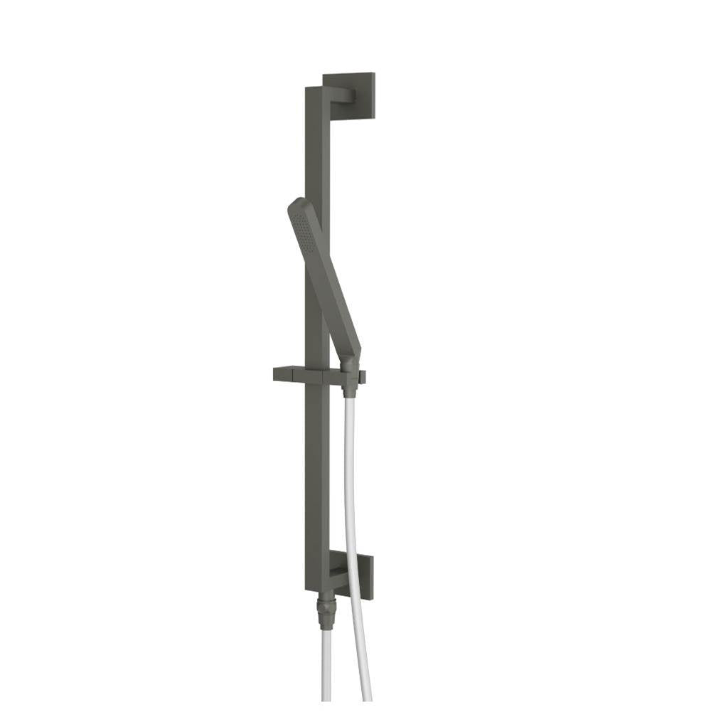 Isenberg By Flusso - Hand Shower Set with Slide Bar, Integrated Elbow & Hose - Dark Green