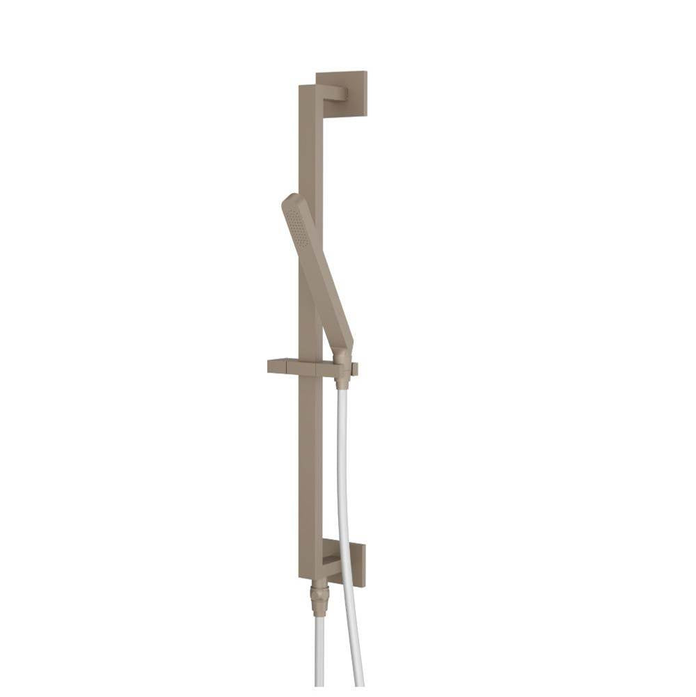 Isenberg By Flusso - Hand Shower Set with Slide Bar, Integrated Elbow & Hose - Dark Tan