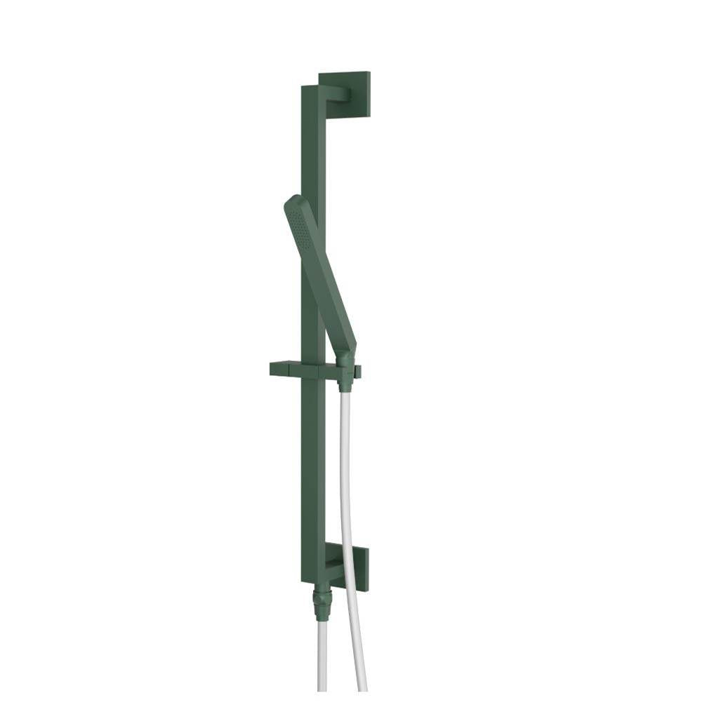 Isenberg By Flusso - Hand Shower Set with Slide Bar, Integrated Elbow & Hose - Leaf Green