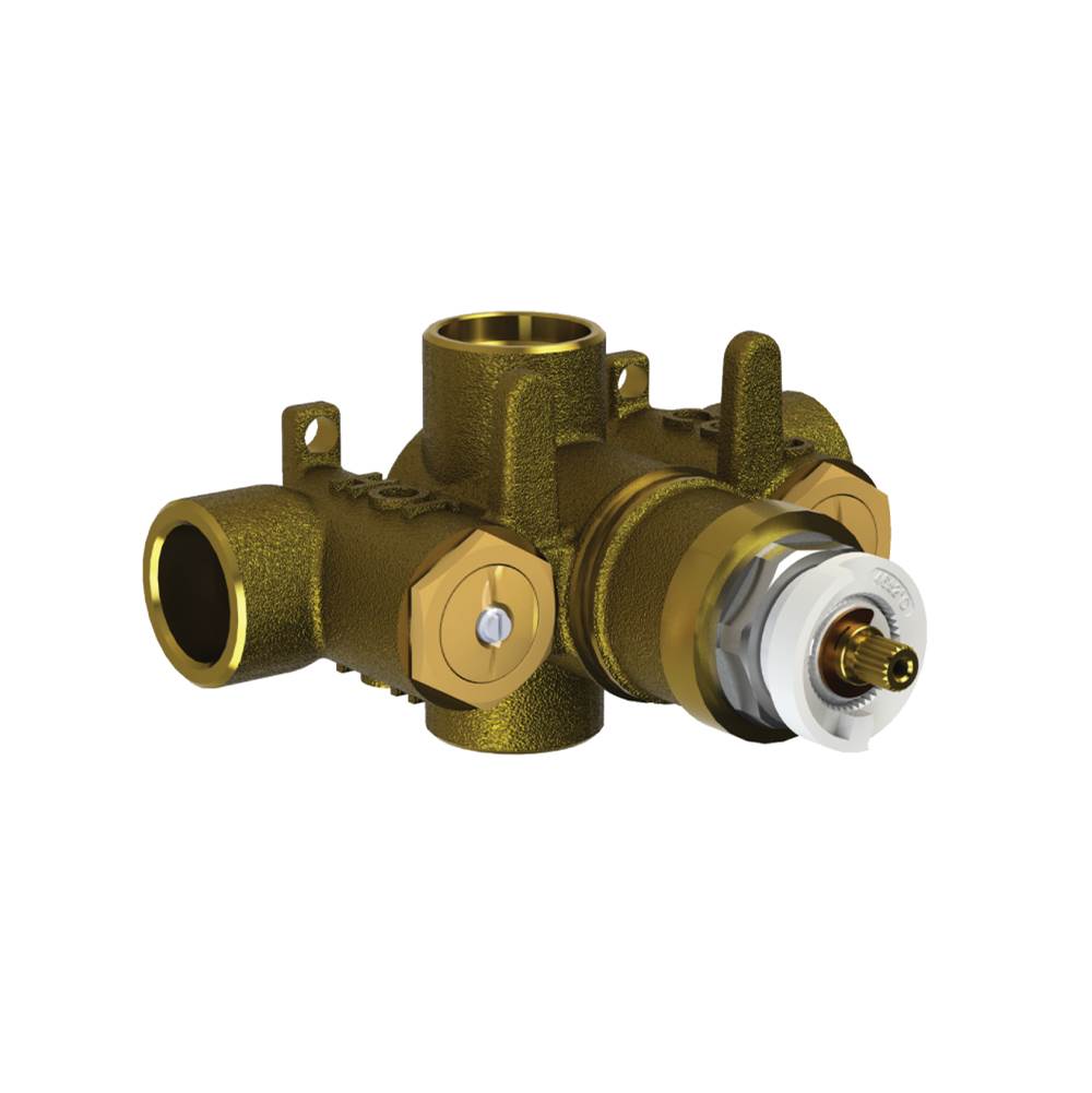 Isenberg By Flusso - 3/4'' Thermostatic Valve - Rough Brass