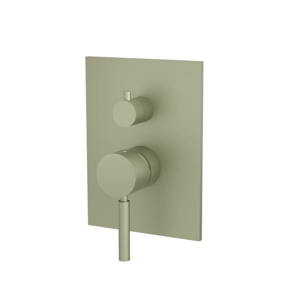 Isenberg By Flusso - Tub / Shower Trim With Pressure Balance Valve - 2-Output - Army Green