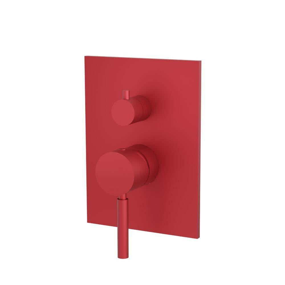 Isenberg By Flusso - Tub / Shower Trim With Pressure Balance Valve - 2-Output - Crimson