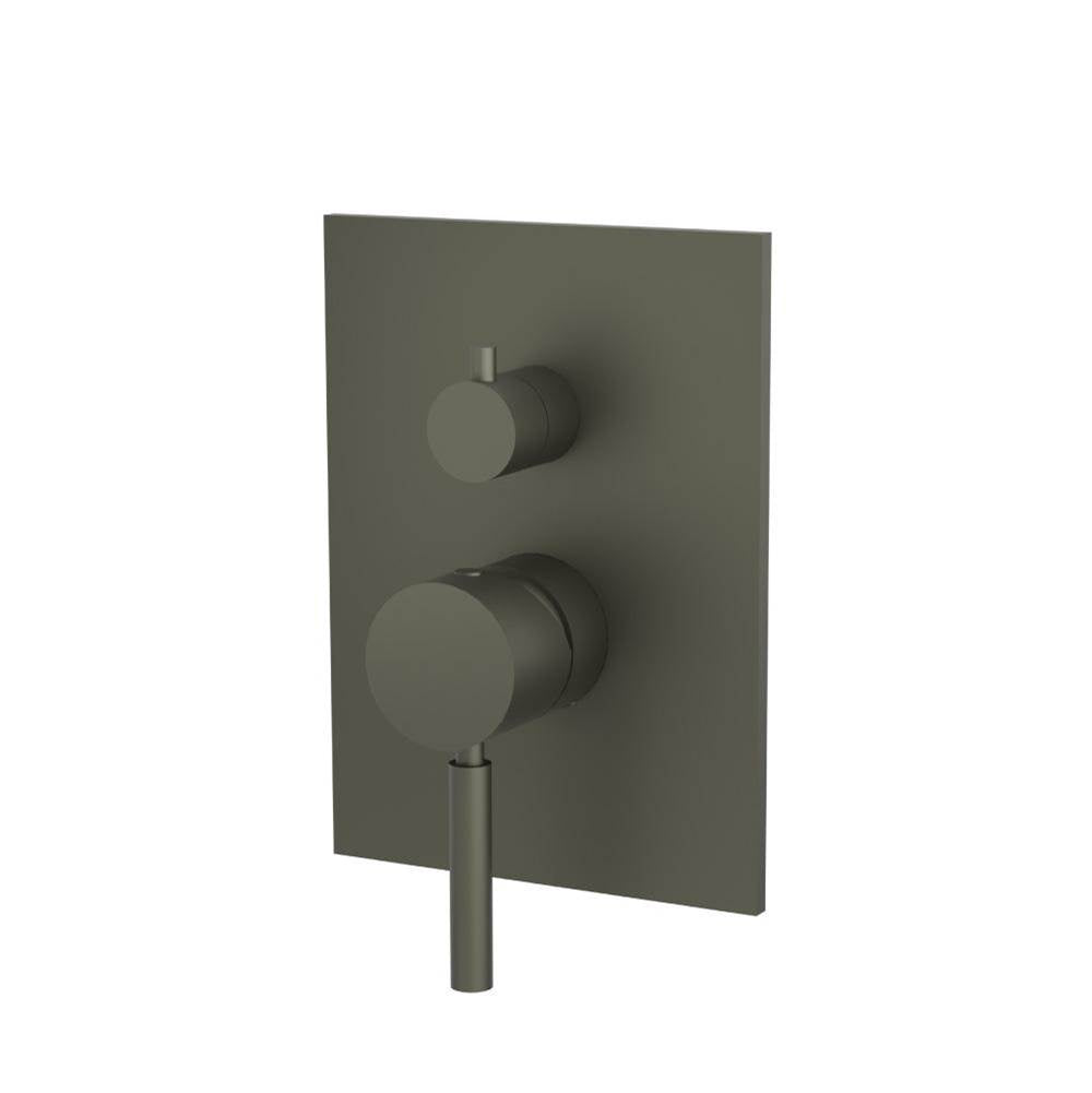 Isenberg By Flusso - Tub / Shower Trim With Pressure Balance Valve - 2-Output - Dark Green