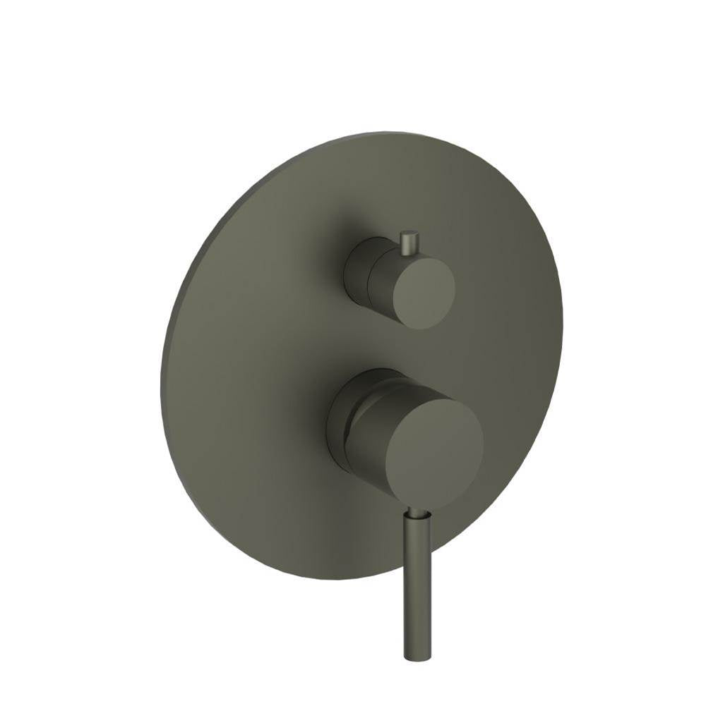 Isenberg By Flusso - Tub / Shower Trim With Pressure Balance Valve - 2-Output - Dark Green