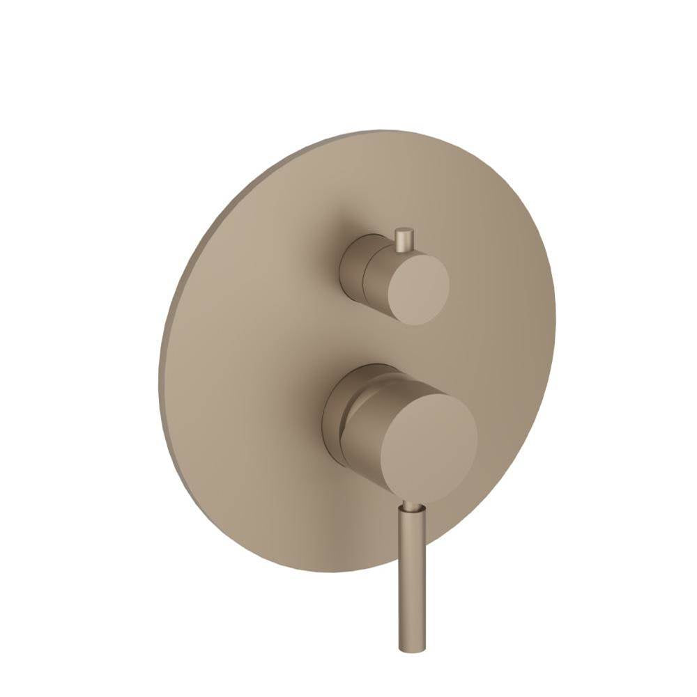 Isenberg By Flusso - Tub / Shower Trim With Pressure Balance Valve - 2-Output - Dark Tan