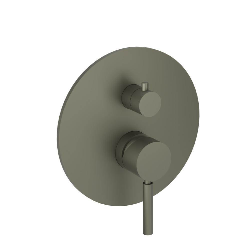 Isenberg By Flusso - Tub / Shower Trim With Pressure Balance Valve - 2-Output - Gun Metal Grey