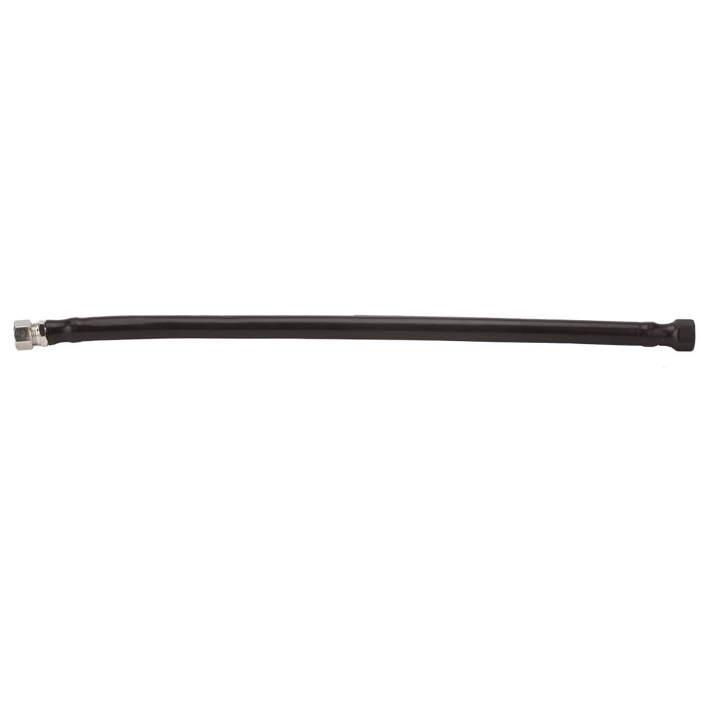 Jaclo - JACLOFLEXE Brunette (BRUN) Decorative Cover Stainless Steel Braided 3/8'' O.D. x 3/8'' O.D. Male 20'' Extension Supply Line - Brunette