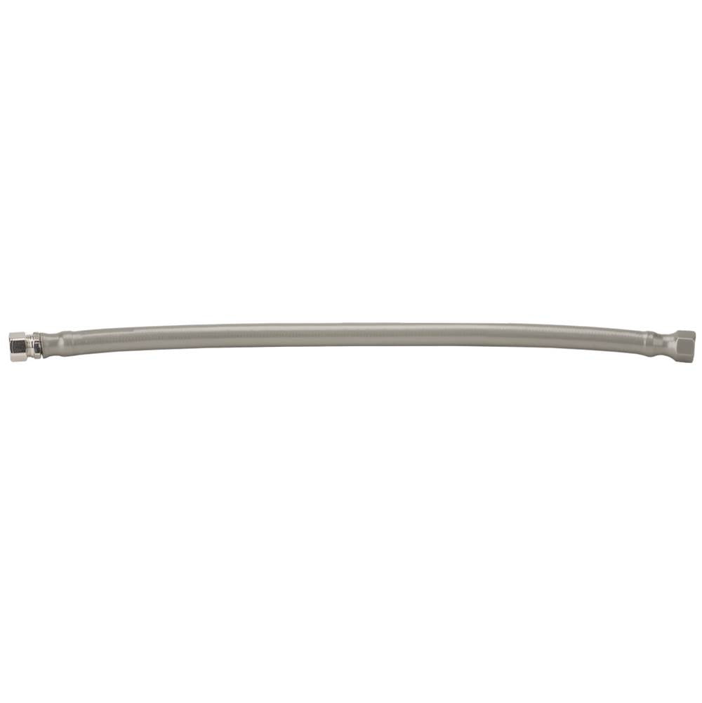 Jaclo - JACLOFLEXE GREY Decorative Cover Stainless Steel Braided 3/8'' O.D. x 3/8'' O.D. Male 20'' Extension Supply Line - Grey