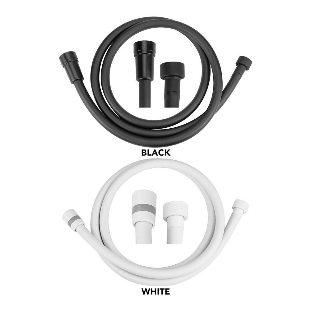 Jaclo - Nylon Reinforced Hose - White