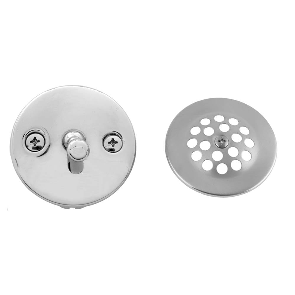 Jaclo - Trip Lever Faceplate and Grid Strainer - White