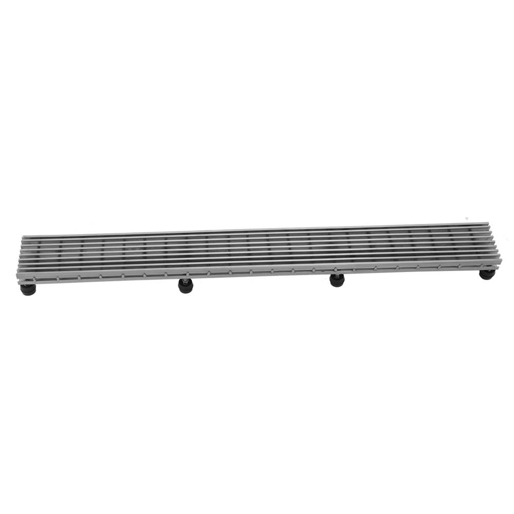 Jaclo - 60'' Channel Drain Bar Grate - Polished Stainless